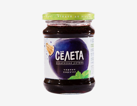 Варэнне з чорных парэчак «СЁЛЕТА»