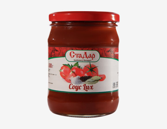 Соўс таматавы востры «LUX» стэрылізаваны