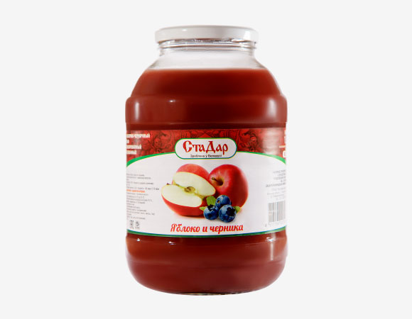 PULPY APPLE- BILBERRY NECTAR